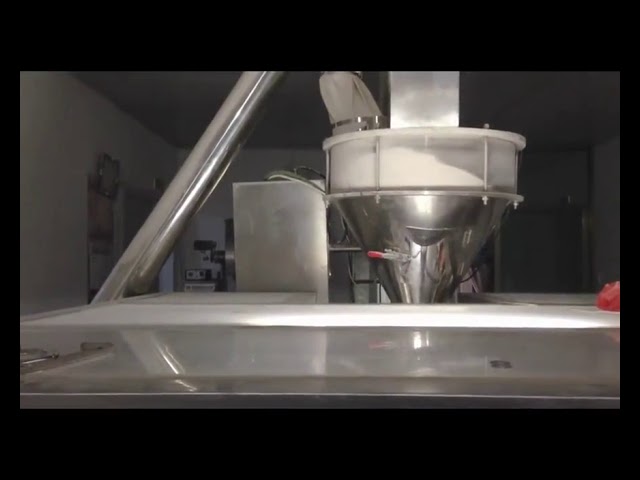 Máquina de envasado automática de bolsas rotativas Premade para po de harina de leite